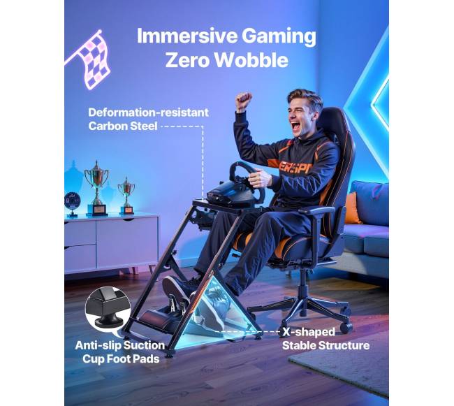 Sulankstomas lenktynių vairaračio stovas Logitech G923 G920 G29 G272