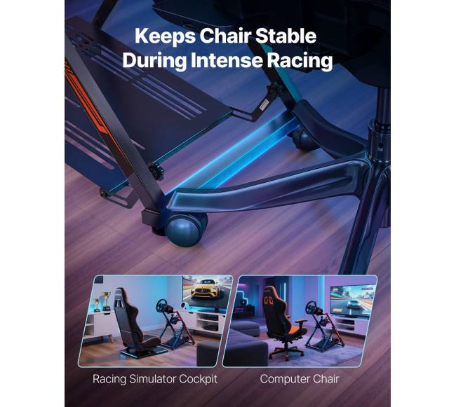 Sulankstomas lenktynių vairaračio stovas Logitech G923 G920 G29 G274