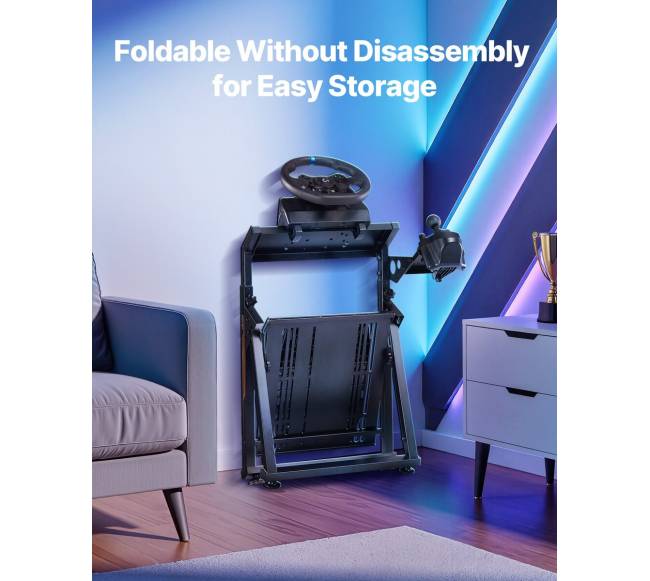 Sulankstomas lenktynių vairaračio stovas Logitech G923 G920 G29 G275