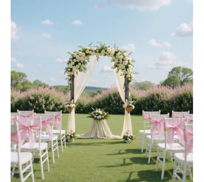 Metalinė sodo arka vijokliams7