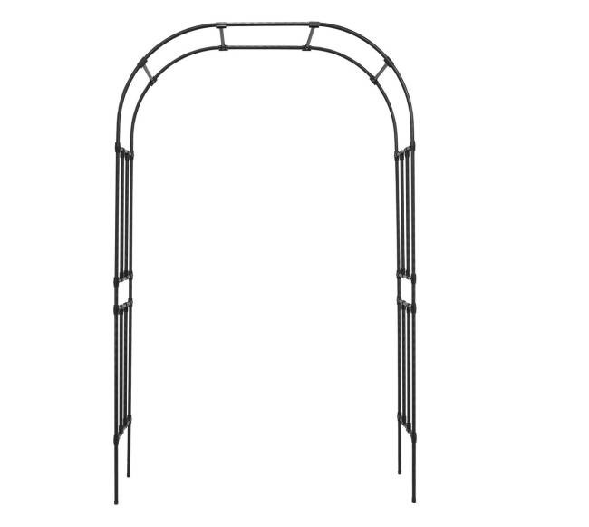Metalinė sodo arka vijokliams8
