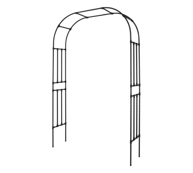 Metalinė sodo arka vijokliams9