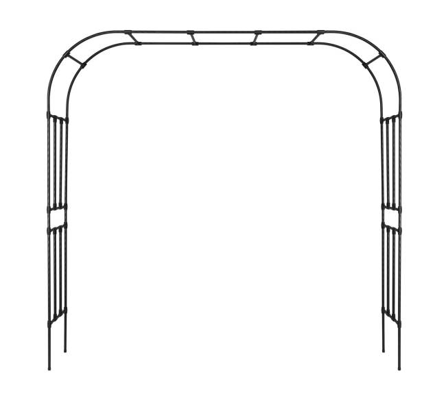 Metalinė sodo arka augalams0
