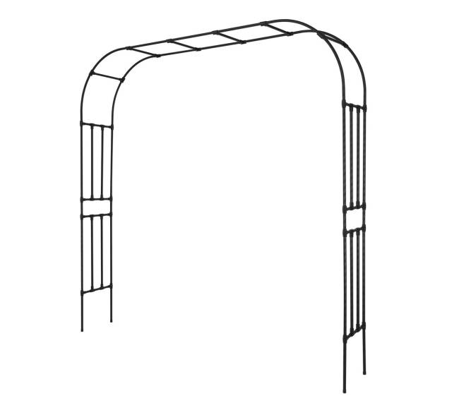 Metalinė sodo arka augalams9