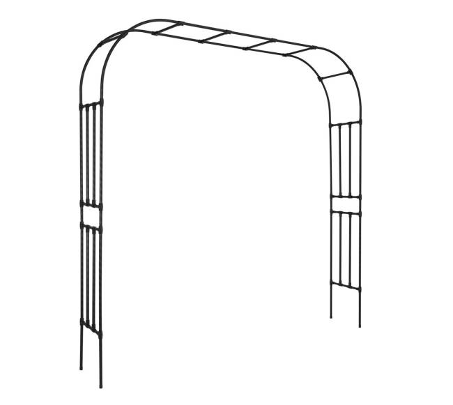 Metalinė sodo arka augalams10