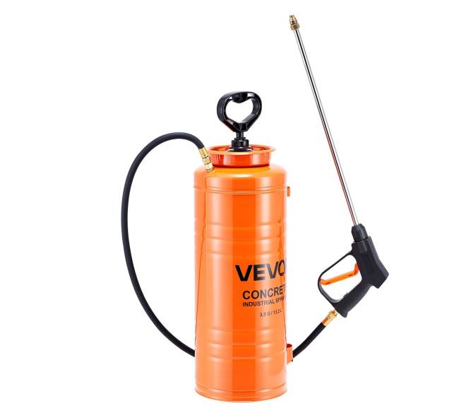 Pramoninis betoninis purkštuvas, 14L nerūdijančio plieno purkštuvas9