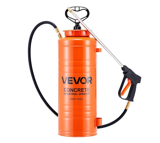 Pramoninis betoninis purkštuvas, 14L nerūdijančio plieno purkštuvas10