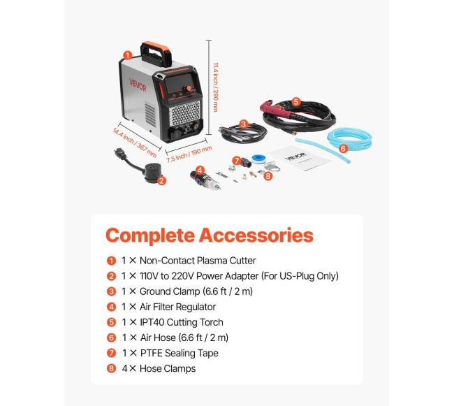 Plazminis pjoviklis 65A be kontakto6