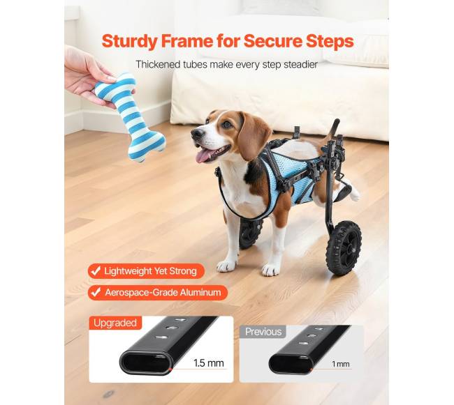 Neįgalų šunų vežimėlis iki 10 kg3