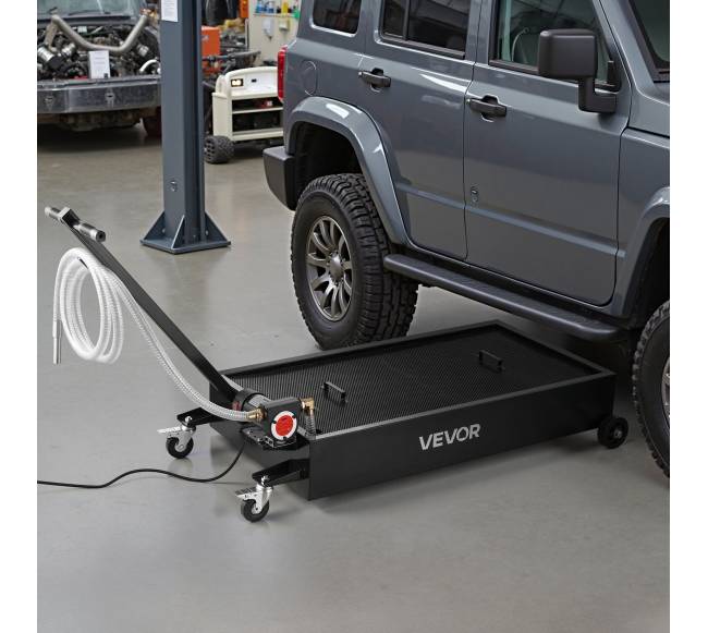 Mažos profilio alyvos išleidimo talpa su siurbliu7