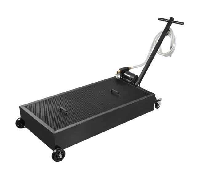 Mažos profilio alyvos išleidimo talpa su siurbliu10