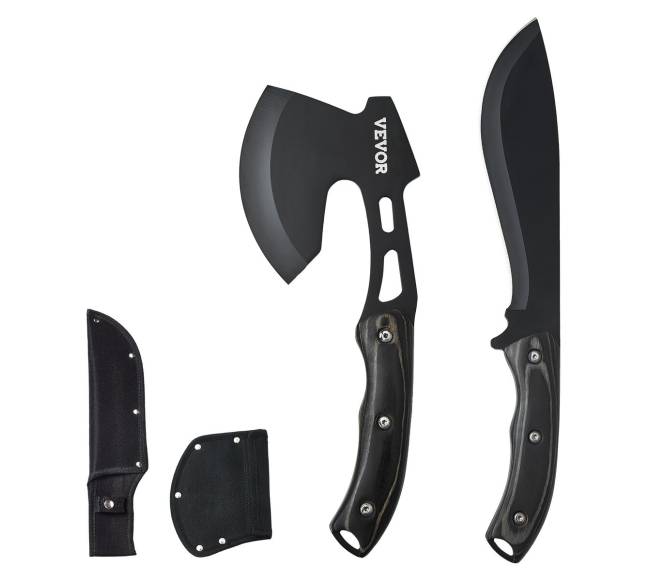 medžioklės peilis ir kirvis rinkinys10