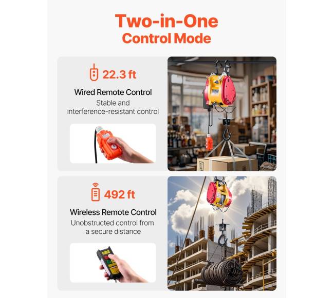 Dvigubas elektrinis keltuvas su nuotolinio valdymo galimybe2