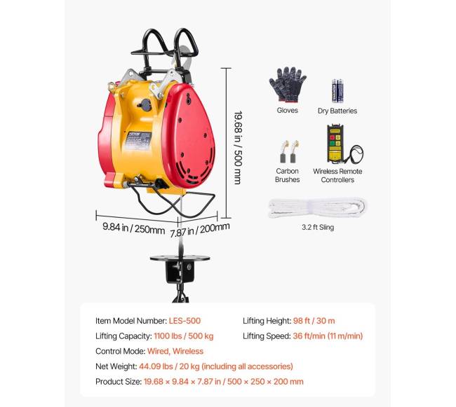 Dvigubas elektrinis keltuvas su nuotolinio valdymo galimybe6
