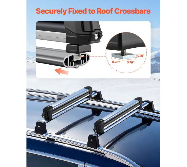 Stogo laikiklis slidėms ir snieglentėms2