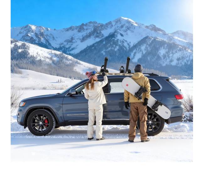 Stogo laikiklis slidėms ir snieglentėms7