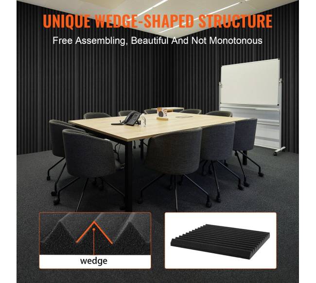 Akustinės putos 48 vnt lipnios sienai luboms5