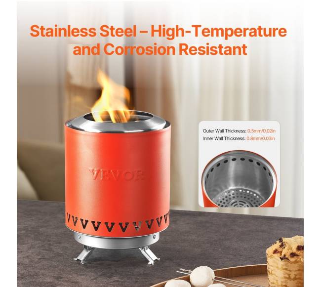 Stalo ugnies židinys iš nerūdijančio plieno4