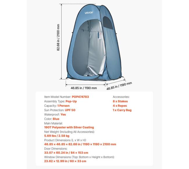 Nešiojama dušo palapinė6