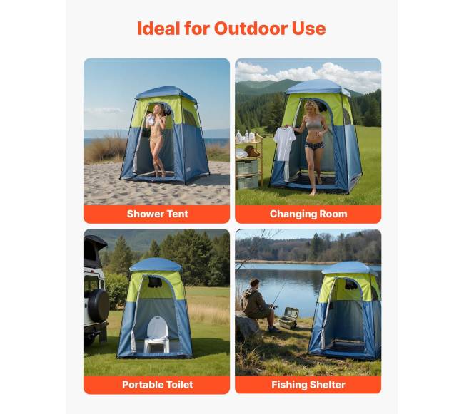 Stovyklos dušo palapinė su priedais5
