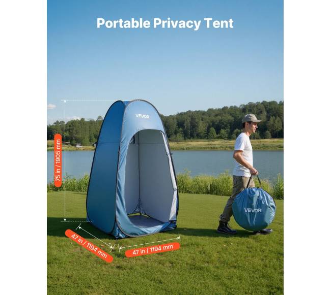 Nešiojama dušo palapinė stovyklavimui1