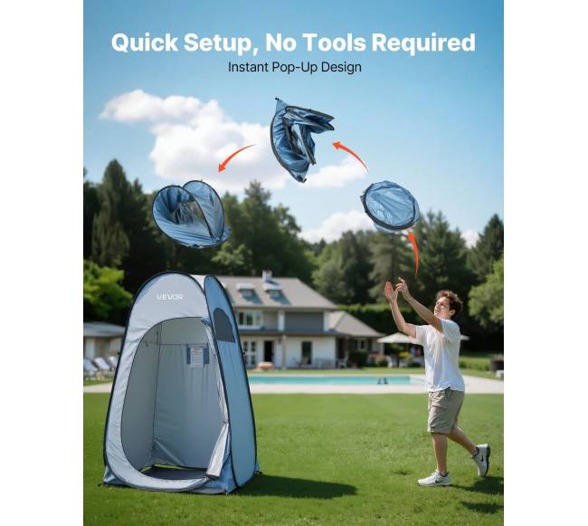 Nešiojama dušo palapinė stovyklavimui3