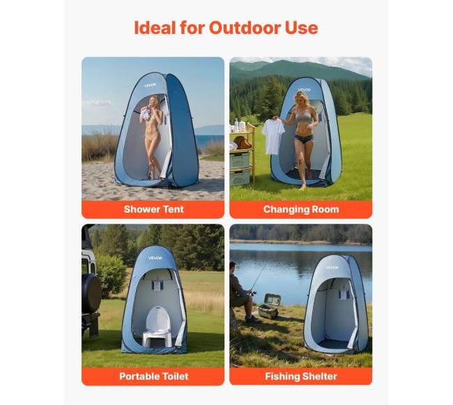 Nešiojama dušo palapinė stovyklavimui5