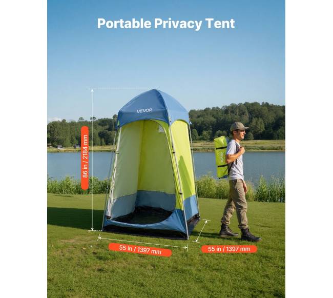 Kempingo dušo palapinė1