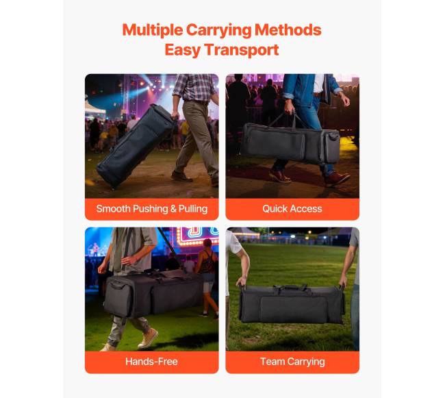 Būgnų įrangos krepšys su ratukais4