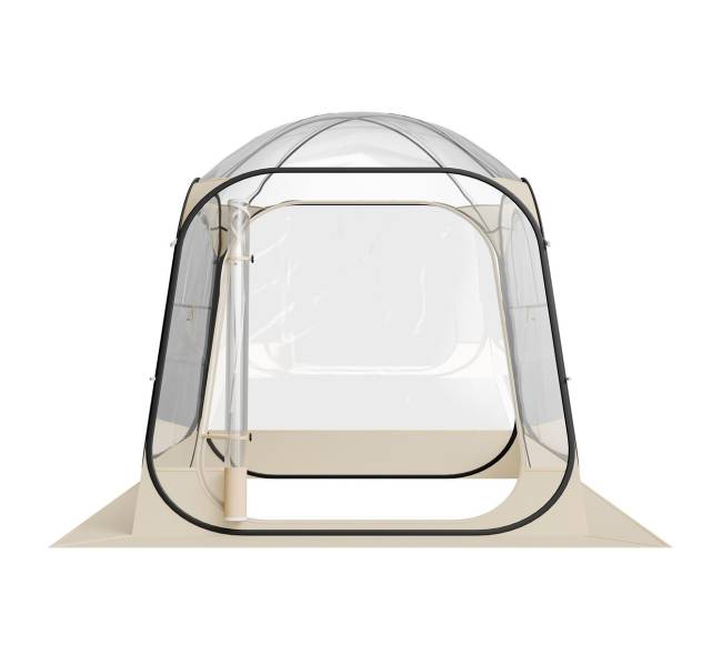 Išskleidžiama sportinė palapinė, skaidri kupolas9
