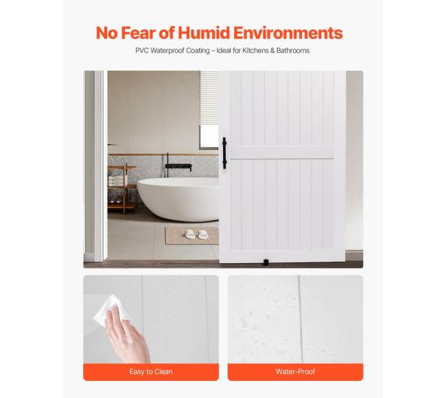 Stumdomos durys su furnitūra 1219x2134mm MDF PVC3