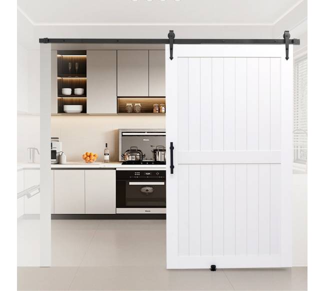 Stumdomos durys su furnitūra 1219x2134mm MDF PVC7