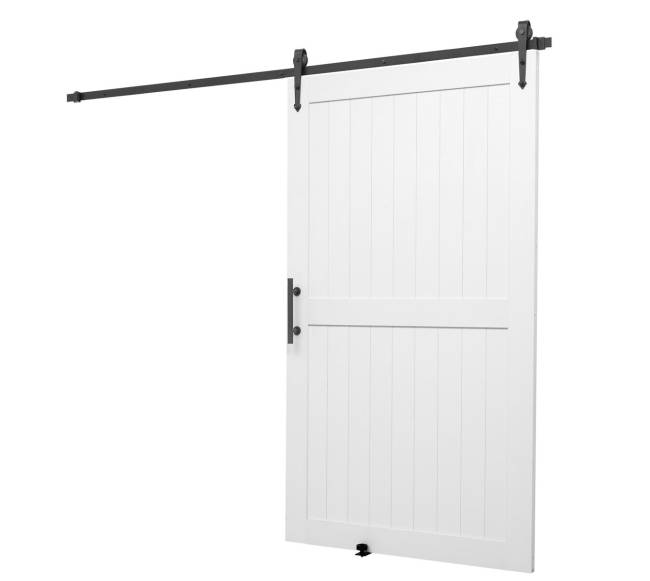 Stumdomos durys su furnitūra 1219x2134mm MDF PVC9