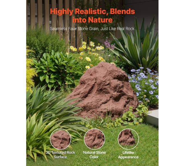 Dirbtinis akmuo sodui, rudas, mažas1