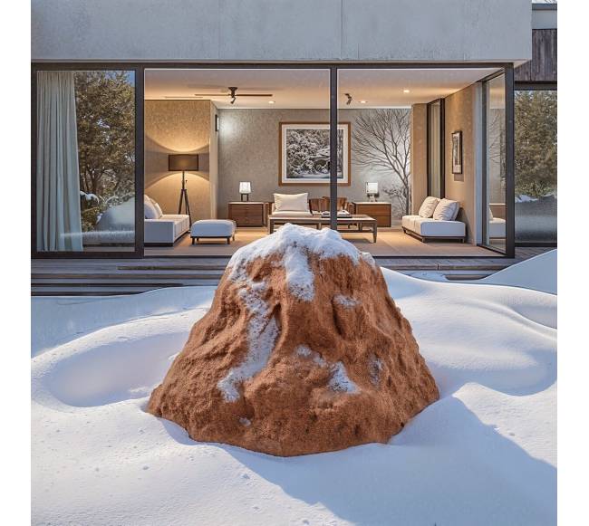 Dirbtinis akmuo sodui, rudas, mažas7