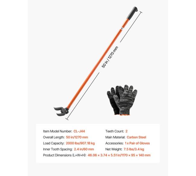 Padėklų demontavimo įrankis su plienine rankena6