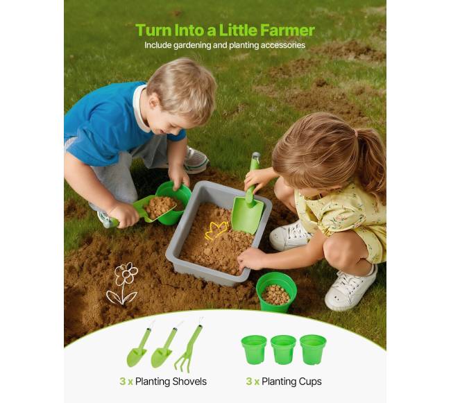 Vaikiškas lauko medinis purvo virtuvė4