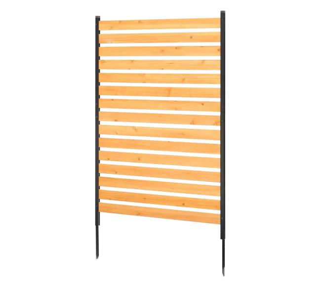 Medinė privatumo tvora sode0