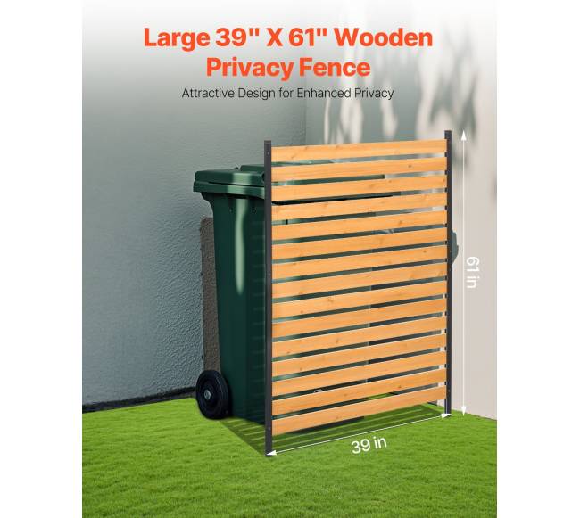 Medinė privatumo tvora sode1