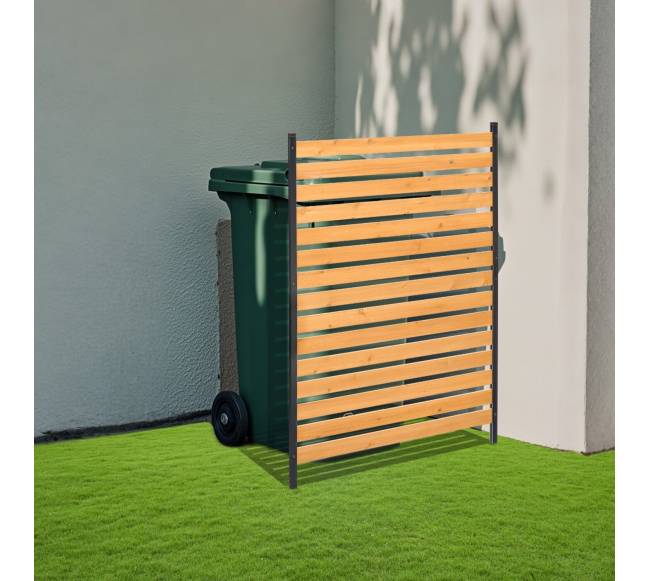 Medinė privatumo tvora sode7