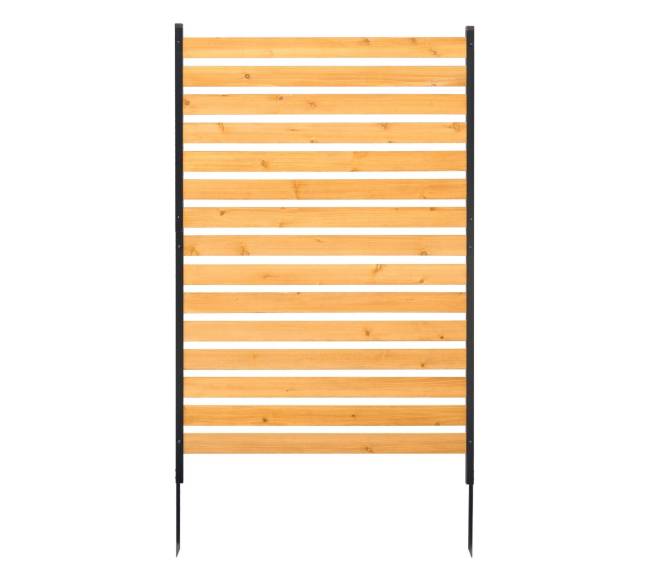 Medinė privatumo tvora sode8