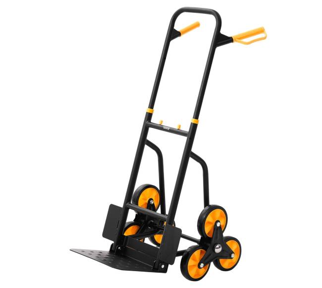 Laiptų kopimo karutis 200 kg su teleskopine rankena8