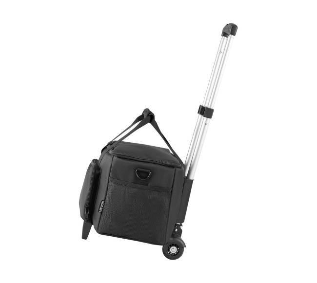 Riedanti DJ kabelių kuprinė su ratais9