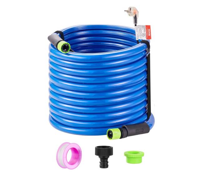 75 ft šildomas vandens laistymo žarna8