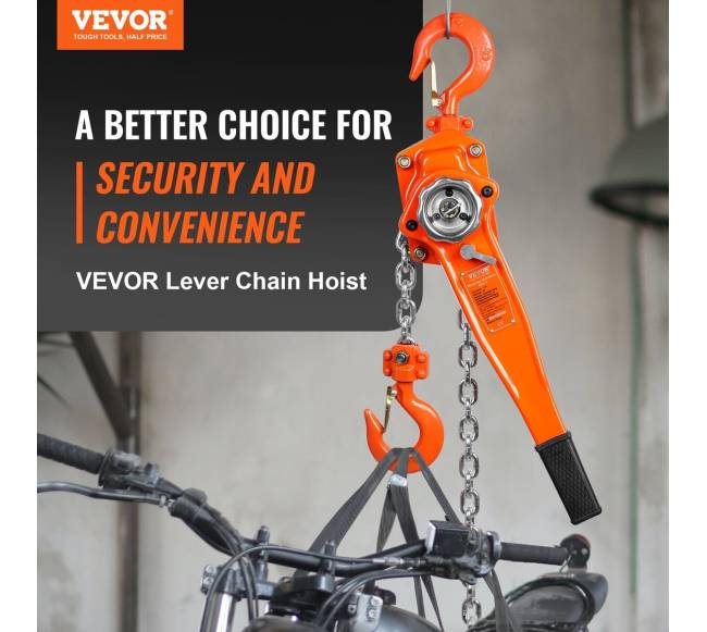 Rankinis svirtinis grandinės keltuvas 1,5 t 10 pėdų1