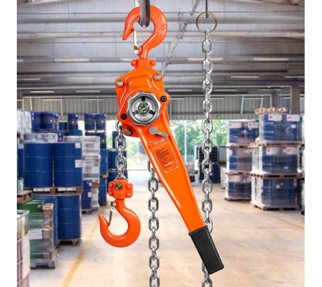 Rankinis svirtinis grandinės keltuvas 1,5 t 10 pėdų7