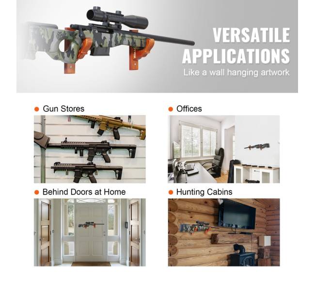 Ginklų laikiklis ant sienos 1 ginklui5