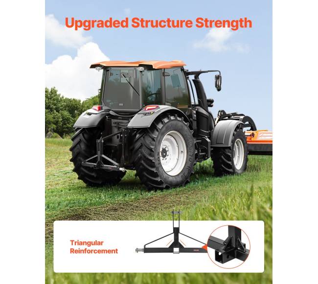 2 colių priekabos kablis traktoriui 1 kategorijos4