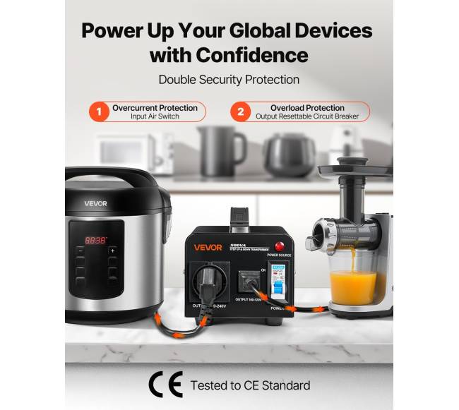 Įtampos keitiklis transformatorius 500VA2