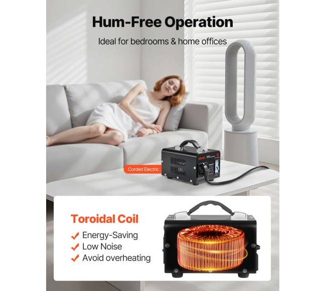 Įtampos keitiklis transformatorius 500VA5